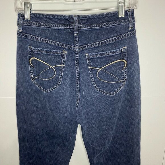 Chico's Platinum Sz 0 Regular (28x31) Bootcut Blue Women's Jeans EUC - Picture 6 of 8